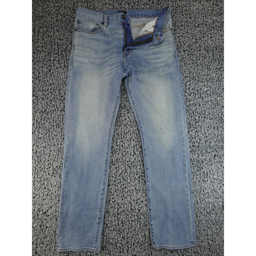 J.Crew Slim Stretch Jeans Mens 30x32 Light Blue Denim Pants 484 Slim Fit